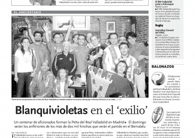 2008 - Reportaje  (El Día de Valladolid)