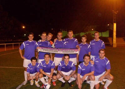 2010 - El equipo de la Peña en el Polideportivo de Palomeras
