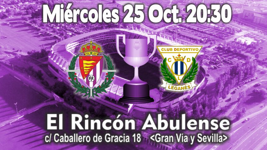 Retransmisión Real Valladolid-Leganés (Copa)